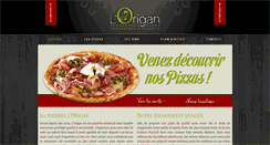 Desktop Screenshot of pizzeria-lorigan.fr