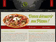Tablet Screenshot of pizzeria-lorigan.fr